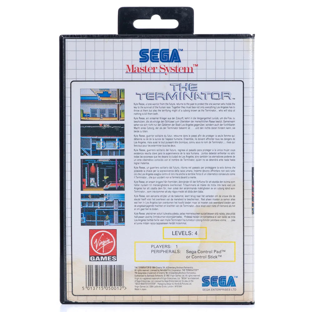 The Terminator - Sega Master System spill - Retrospillkongen