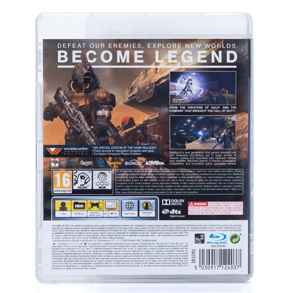 Destiny: Vanguard Armory Edition - PS3 spill - Retrospillkongen