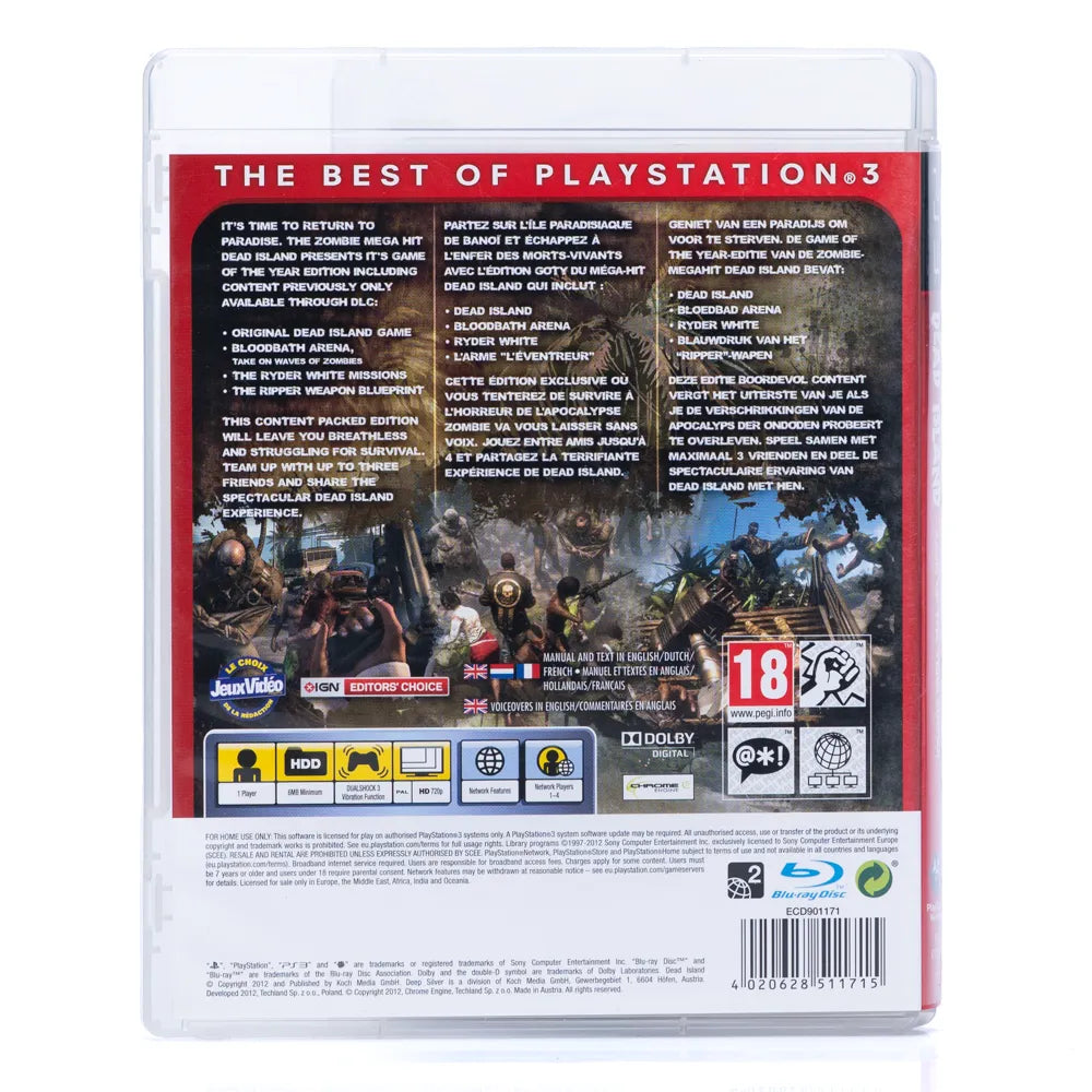 Dead Island: Game of the Year Edition - PS3 spill - Retrospillkongen