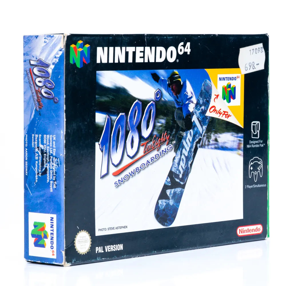 1080° Snowboarding - N64 spill (i eske) - Retrospillkongen