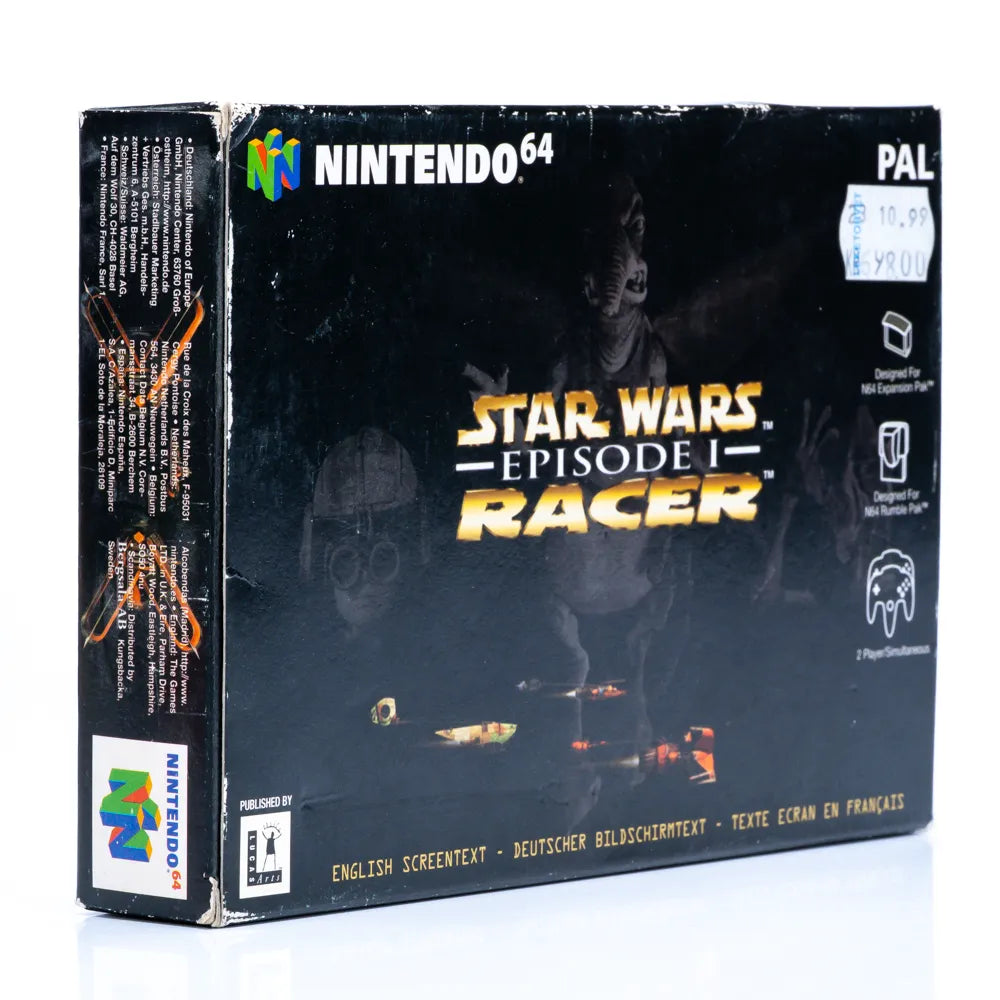 Star Wars Episode 1 Racer - N64 spill (i eske) - Retrospillkongen