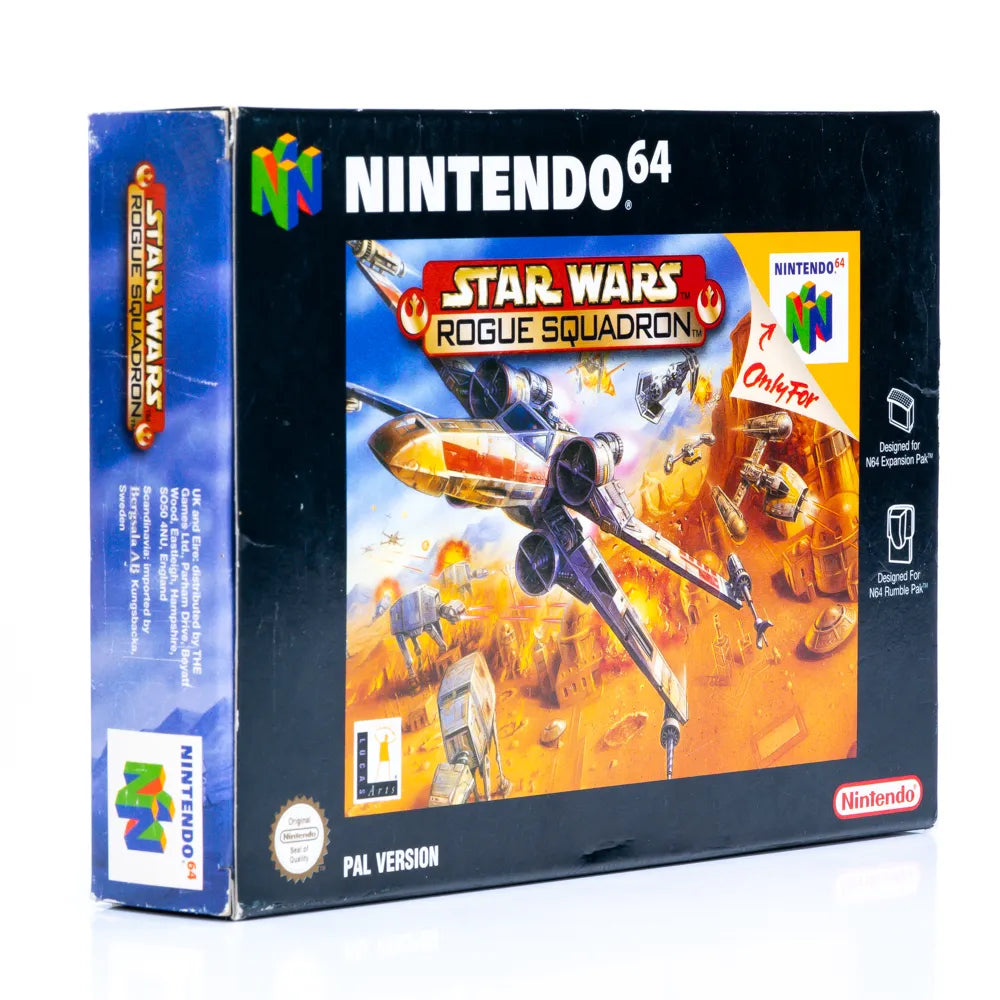 Star Wars Rogue Squadron - N64 spill (i eske) - Retrospillkongen