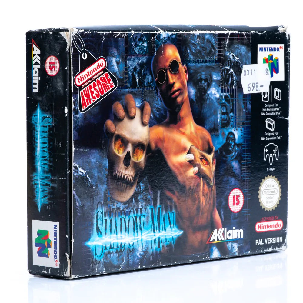 Shadow Man - N64 spill (I eske) - Retrospillkongen