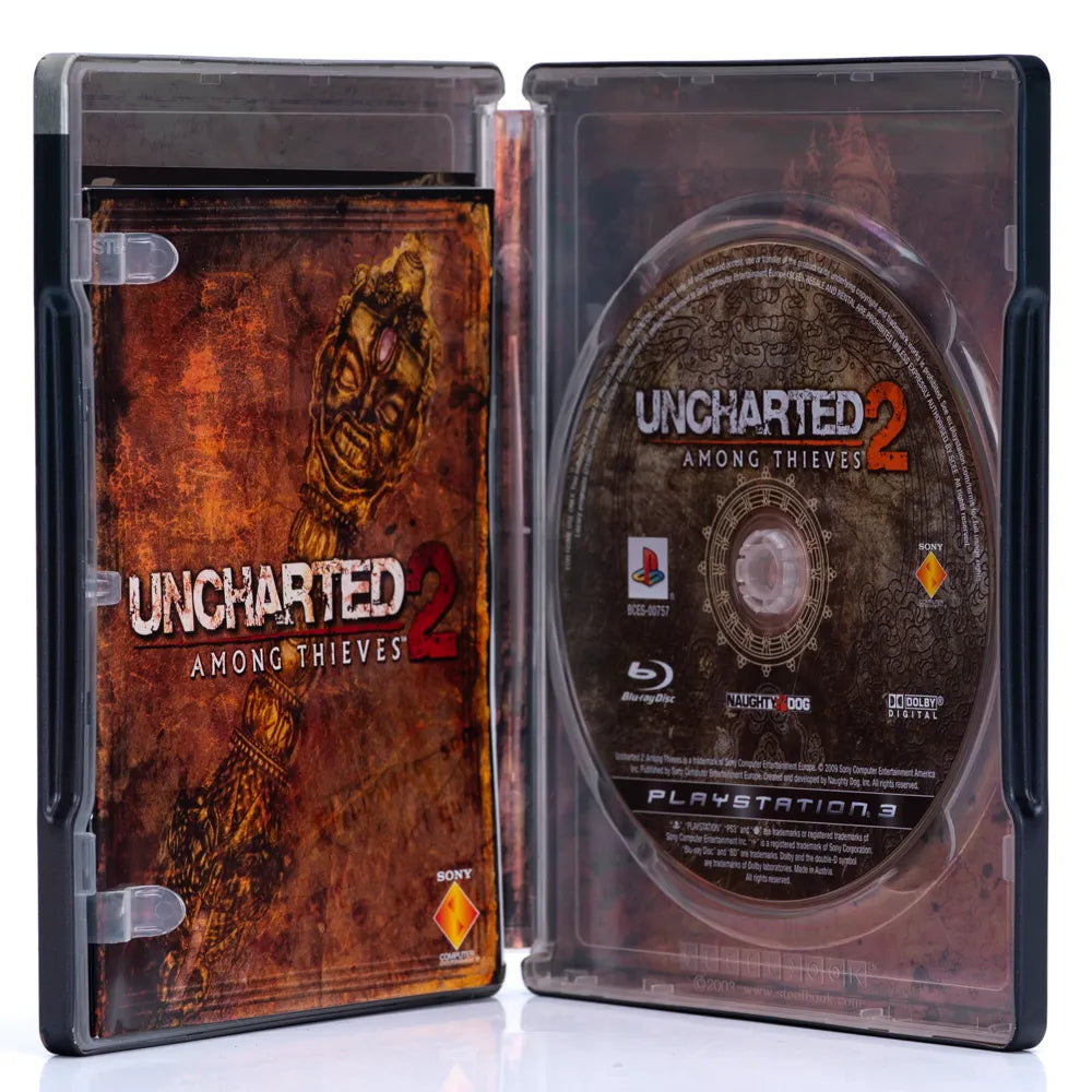 Uncharted 2: Among Thieves - PS3 spill (Steelbook) - Retrospillkongen