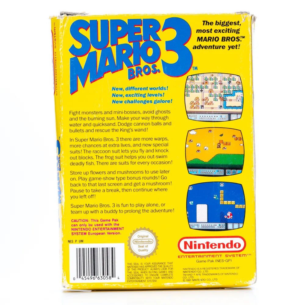 Super Mario Bros. 3 - NES spill (I Eske) - Retrospillkongen