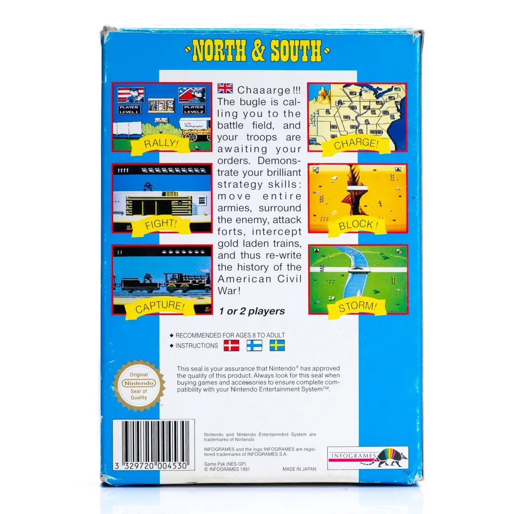 North and South - NES spill (I Eske) - Retrospillkongen