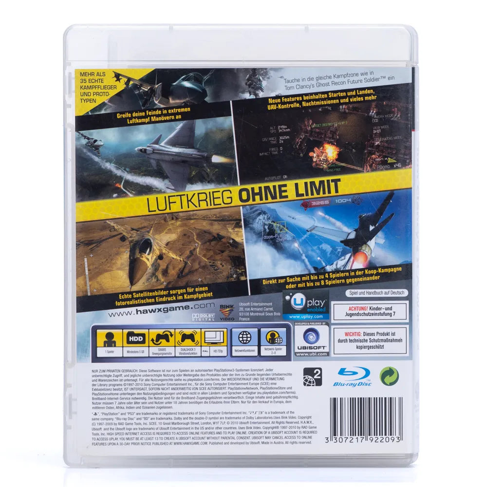 Tom Clancy's H.A.W.X. 2 - PS3 spill - Retrospillkongen