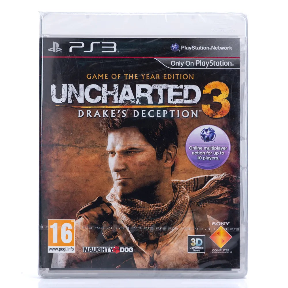 Uncharted 3: Drake's Deception (Forseglet, Game of the Year Edition) - PS3 spill