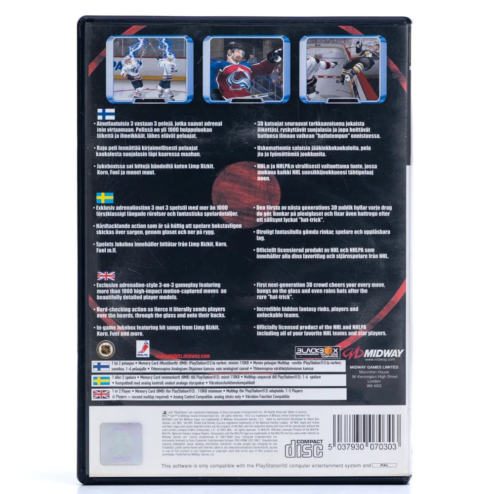 NHL Hitz 2002 - PS2 spill - Retrospillkongen