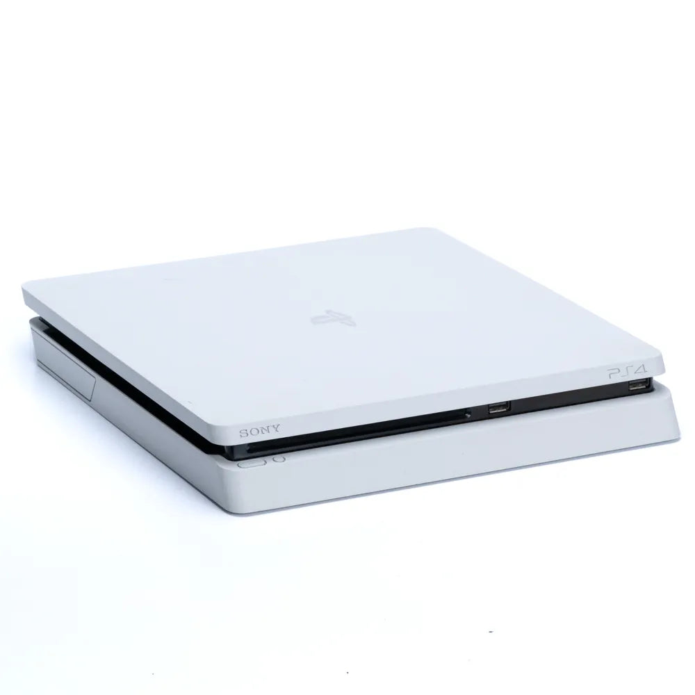 Sony PlayStation 4 Slim Hvit 500GB Konsoll Pakke - Retrospillkongen
