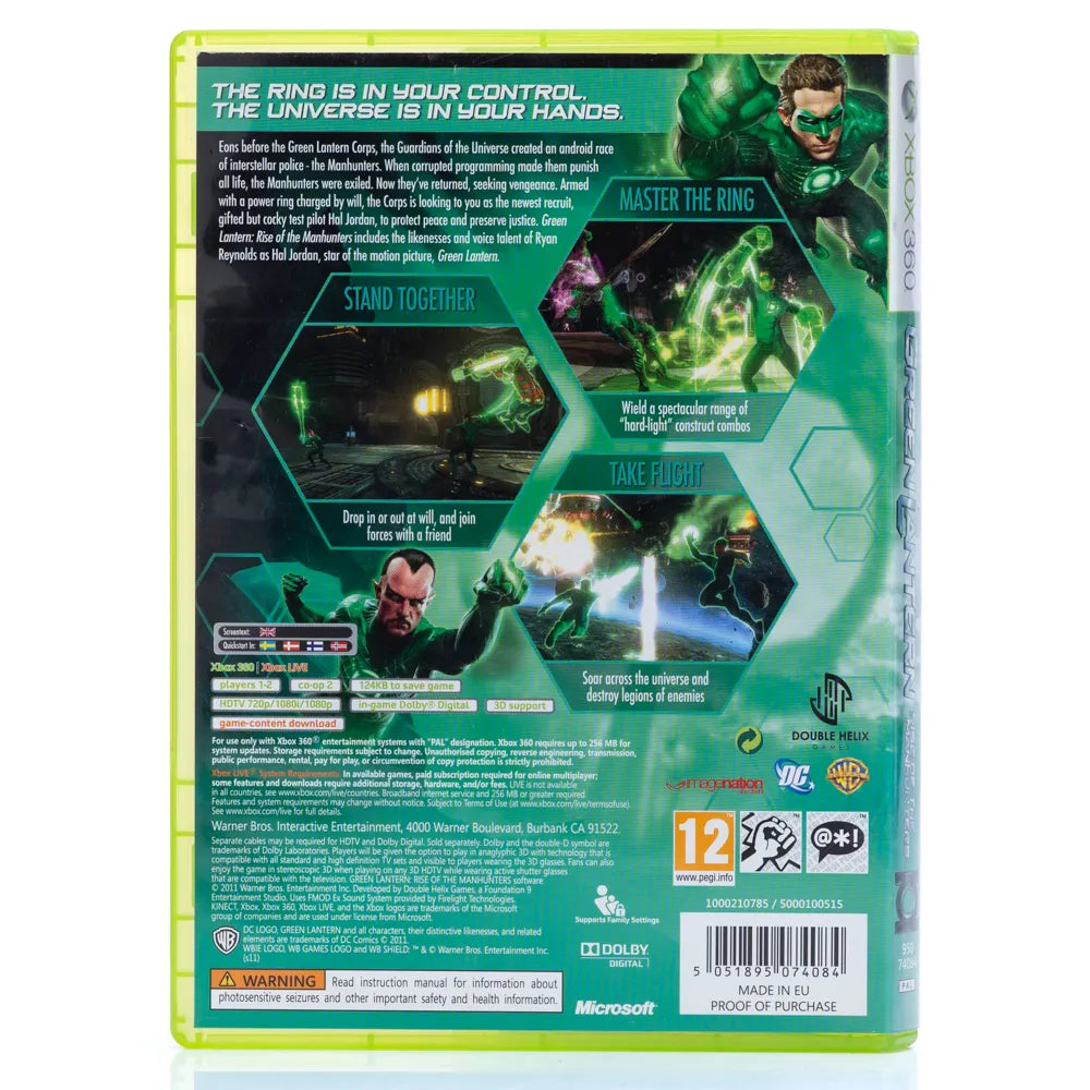 Green Lantern: Rise of the Manhunters - Xbox 360 spill
