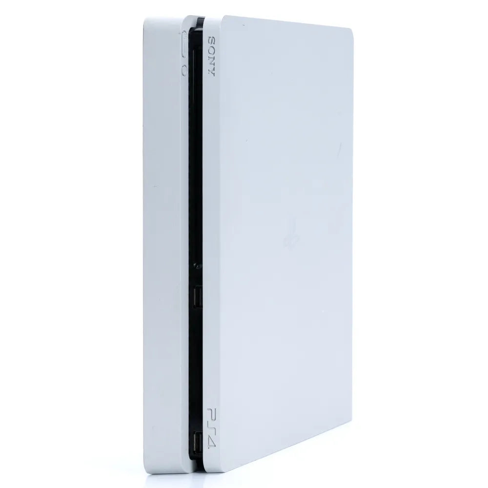 Sony PlayStation 4 Slim Hvit - Kun Konsoll (PS4) - Retrospillkongen