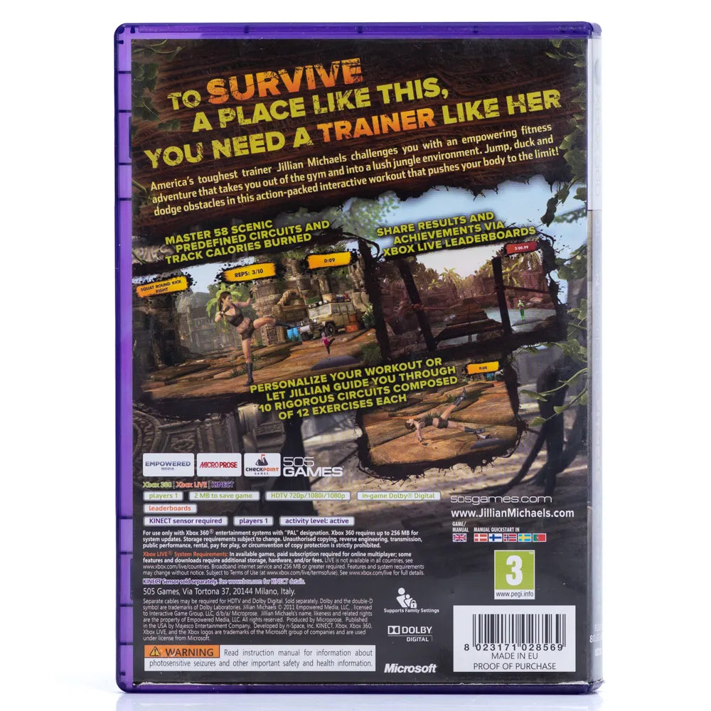 Jillian Michaels: Fitness Adventure - Xbox 360 spill