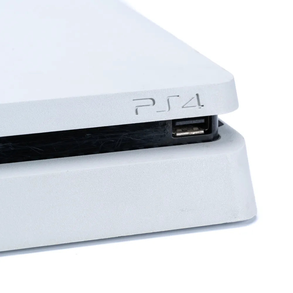 Sony PlayStation 4 Slim Hvit - Kun Konsoll (PS4) - Retrospillkongen