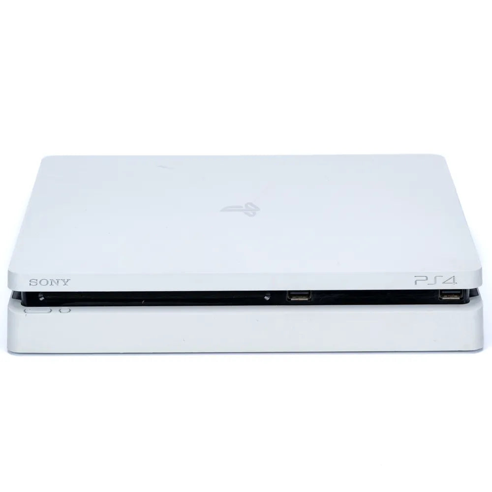 Sony PlayStation 4 Slim Hvit 500GB Konsoll Pakke - Retrospillkongen