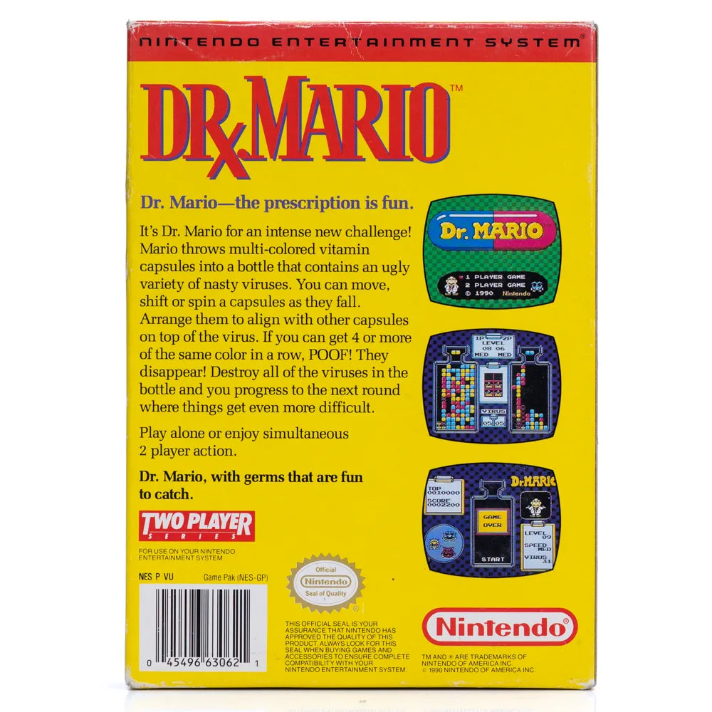 Dr. Mario (I Eske, NTSC-U) - NES spill