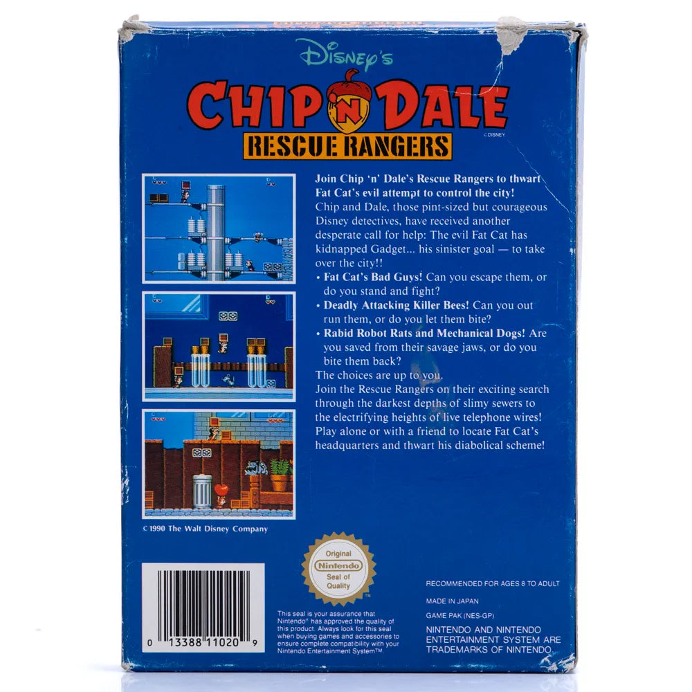 Chip 'n Dale Rescue Rangers (I Eske) - NES spill