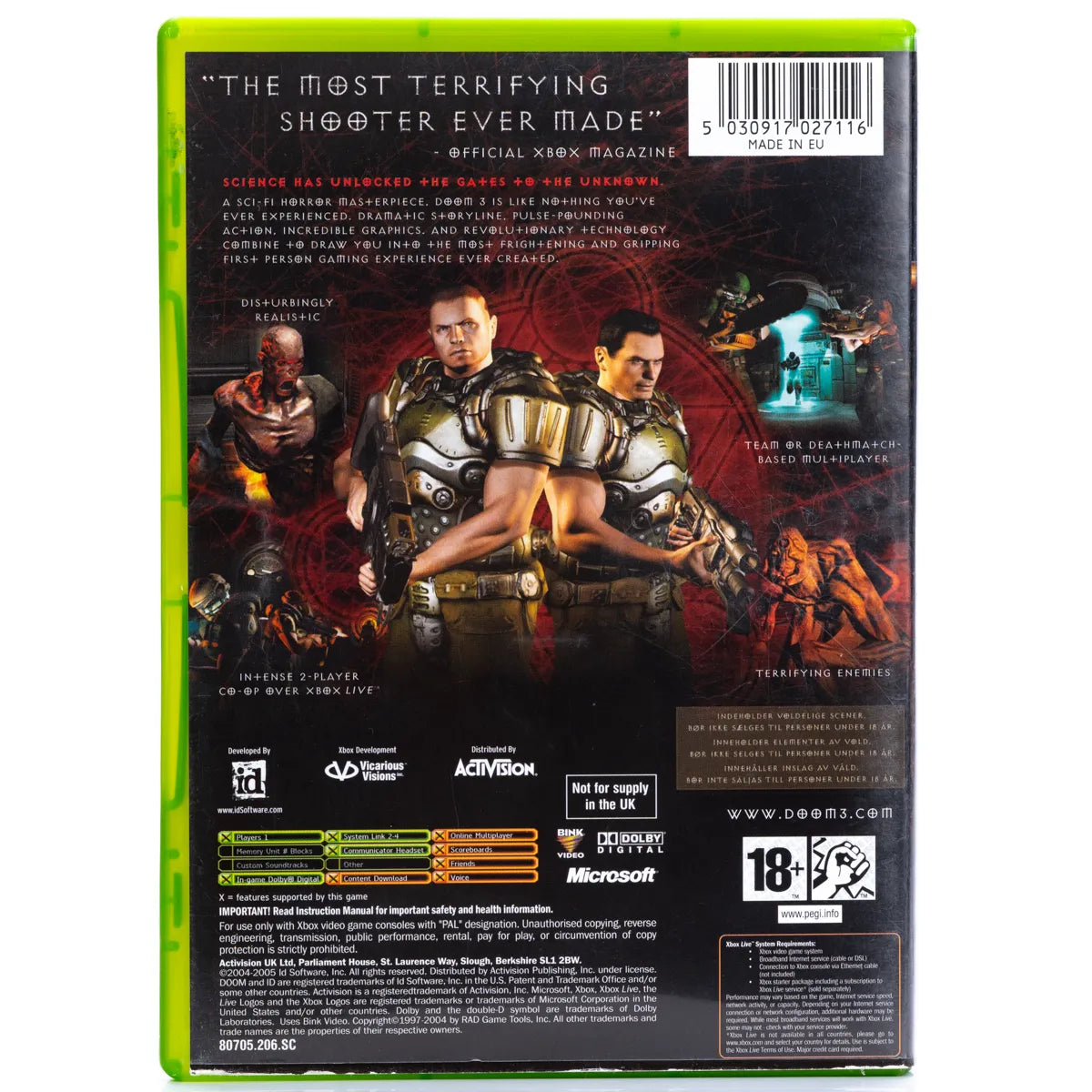 DOOM 3 - Xbox spill - Retrospillkongen