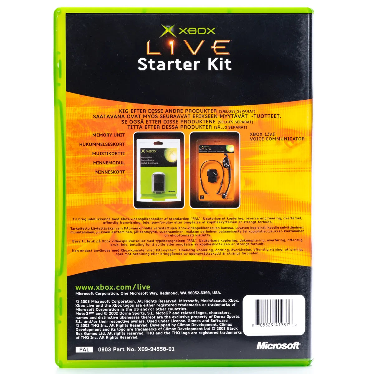 Xbox Live Starter Kit - Xbox spill - Retrospillkongen
