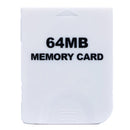 Minnekort for Gamecube og Wii (Hvit / Svart)