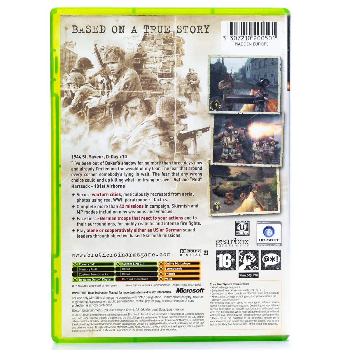Brothers in Arms: Earned in Blood - Xbox spill - Retrospillkongen