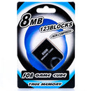 Minnekort for Gamecube og Wii (Hvit / Svart)