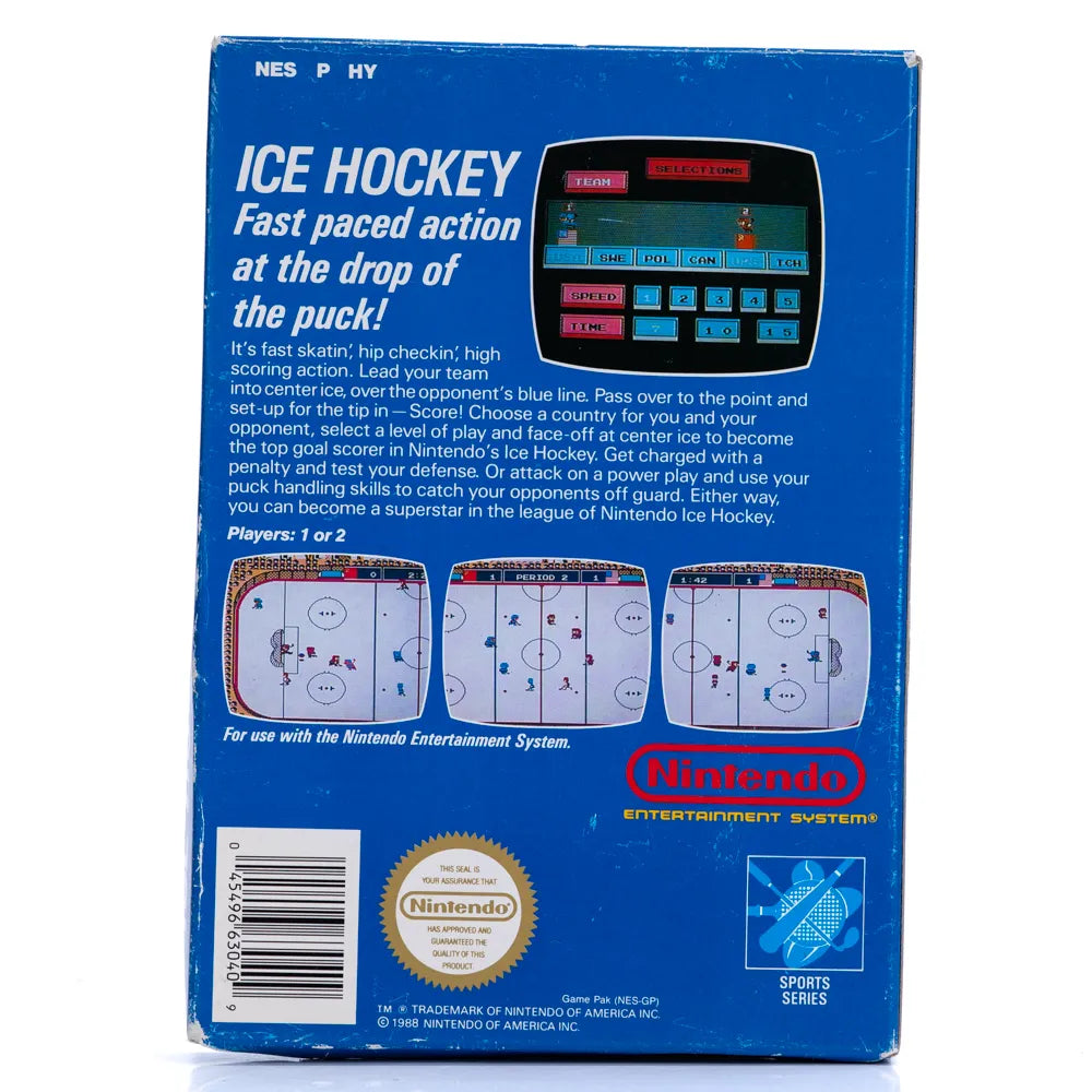 Ice Hockey (I Eske, NTSC-U) - NES spill - Retrospillkongen