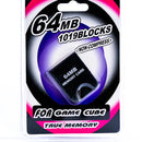 Minnekort for Gamecube og Wii (Hvit / Svart)