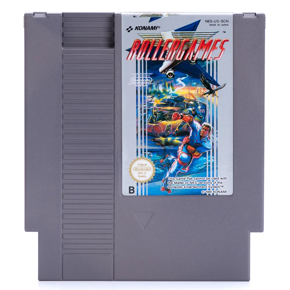 Rollergames - NES spill (NTSCU, i eske) - Retrospillkongen