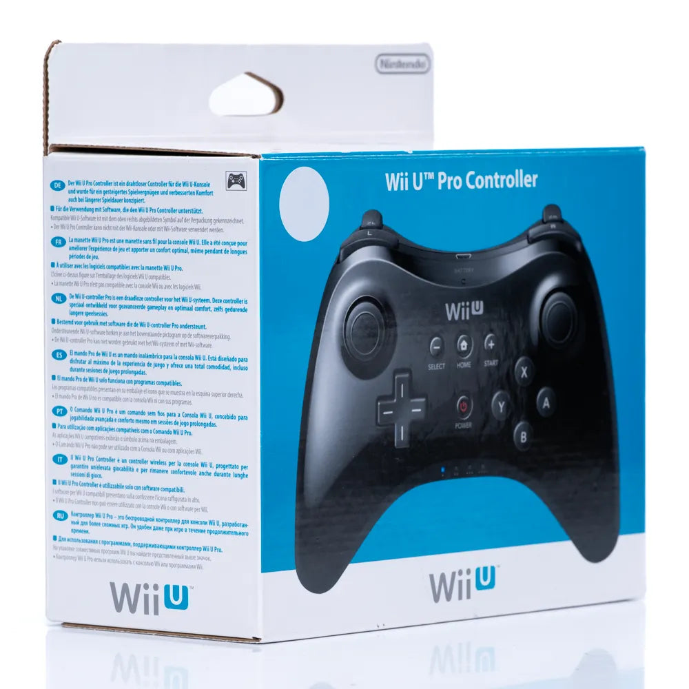 Original Trådløs Wii U Pro Controller i Eske - Wii U - Retrospillkongen