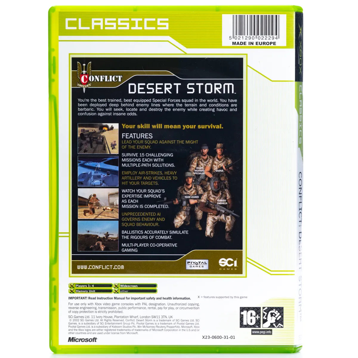 Conflict: Desert Storm - Xbox spill - Retrospillkongen