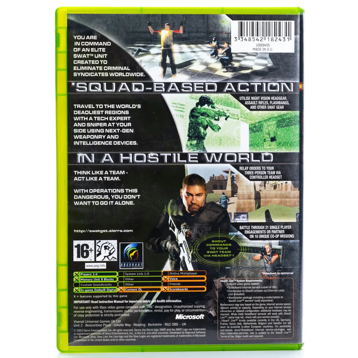 SWAT: Global Strike Team - Xbox spill - Retrospillkongen