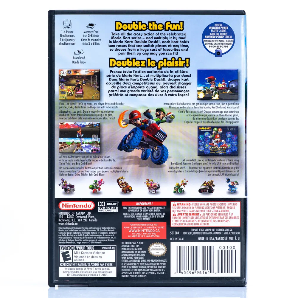 Mario Kart Double Dash - Gamecube spill (NTSC Versjon) - Retrospillkongen