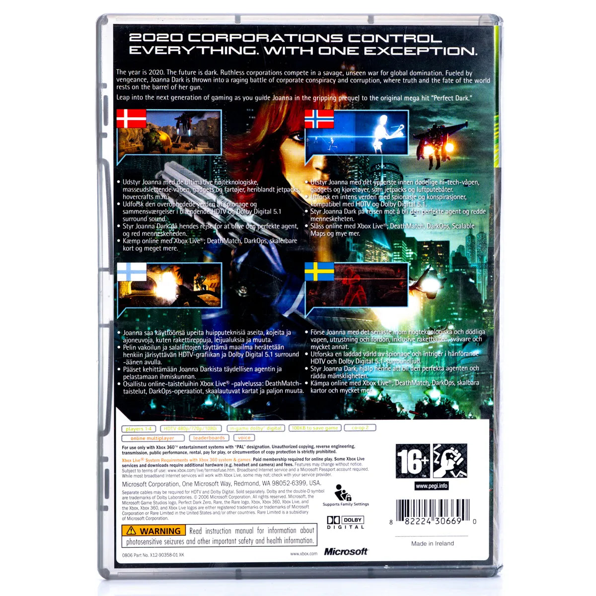 Perfect Dark Zero - Xbox 360 spill - Retrospillkongen