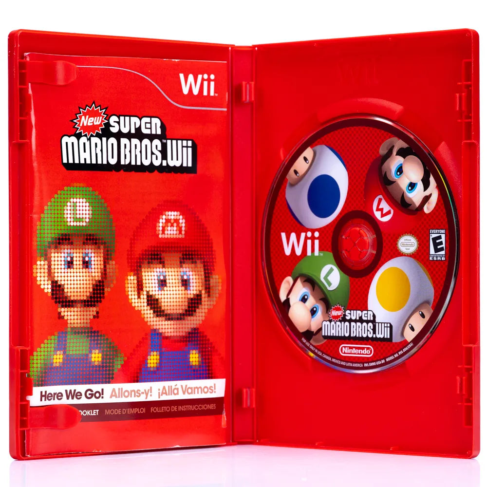 New Super Mario Bros. Wii - Wii spill (NTSC Versjon) - Retrospillkongen
