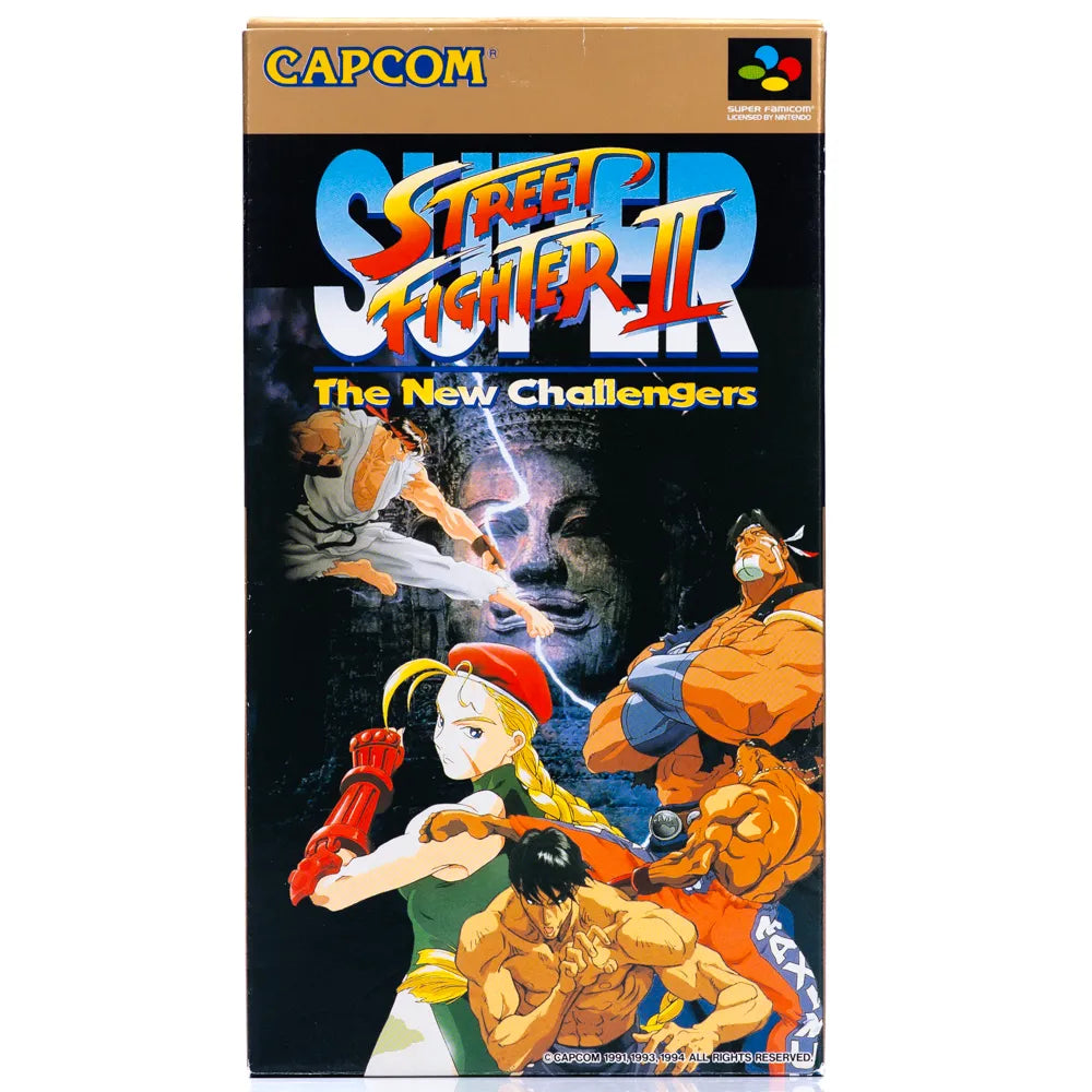Super Street Fighter II: The New Challengers - Super Famicom spill (i eske) - Retrospillkongen