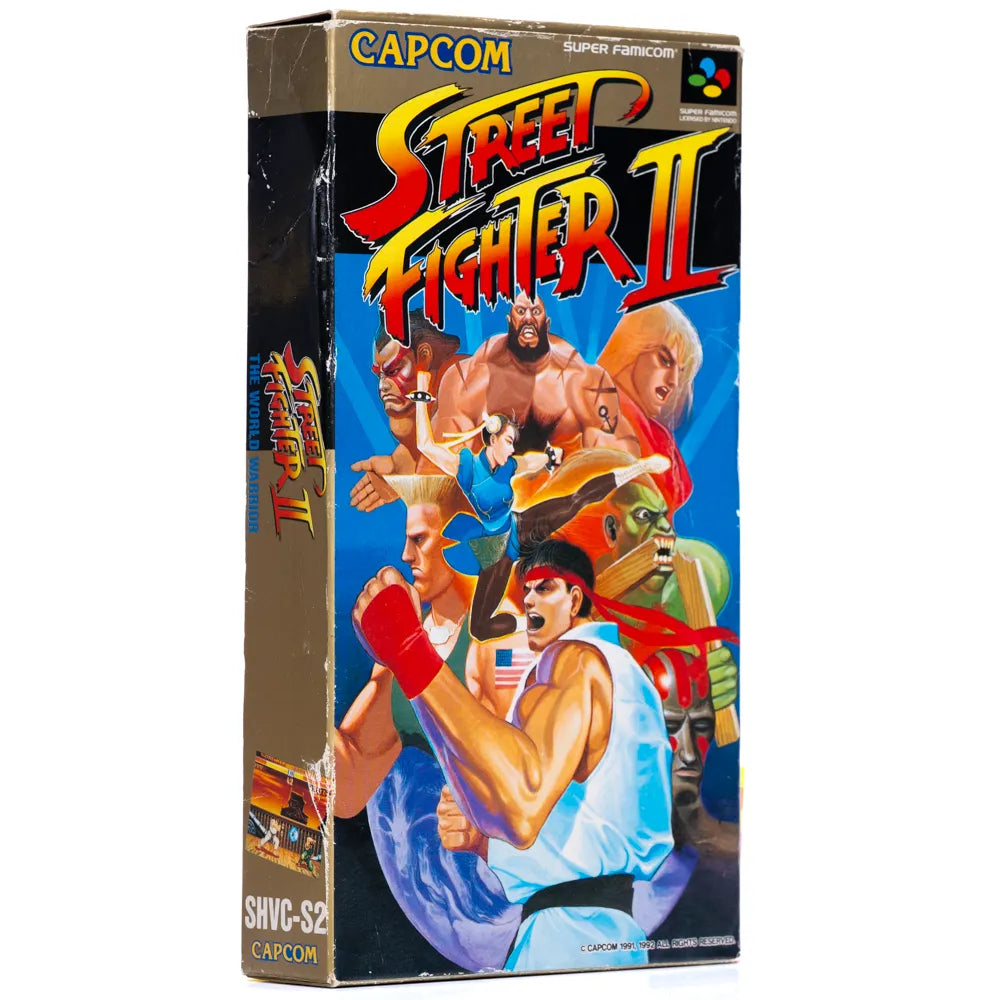 Street Fighter II - Super Famicom spill (i eske) - Retrospillkongen