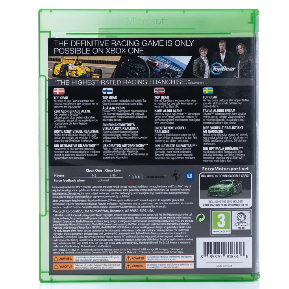 Forza Motorsport 5 - Xbox One spill - Retrospillkongen