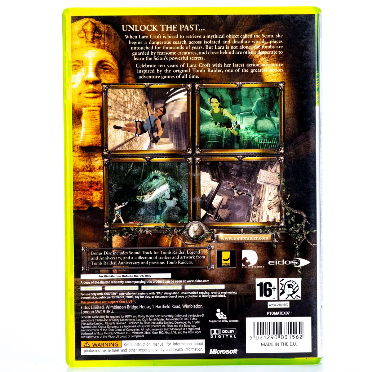 Lara Croft Tomb Raider Anniversary - Xbox 360 spill - Retrospillkongen