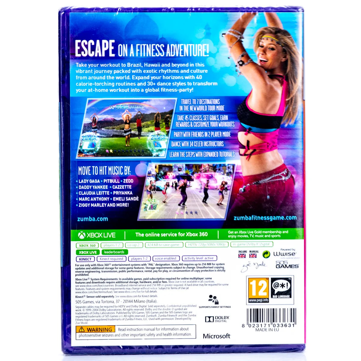 Zumba Fitness World Party - Xbox 360 spill (Forseglet) - Retrospillkongen