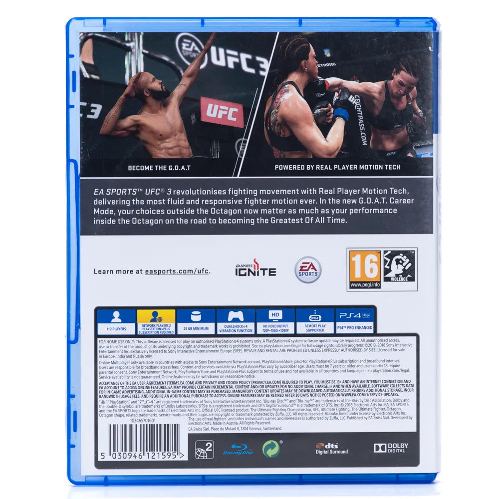 UFC 3 - PS4 Spill