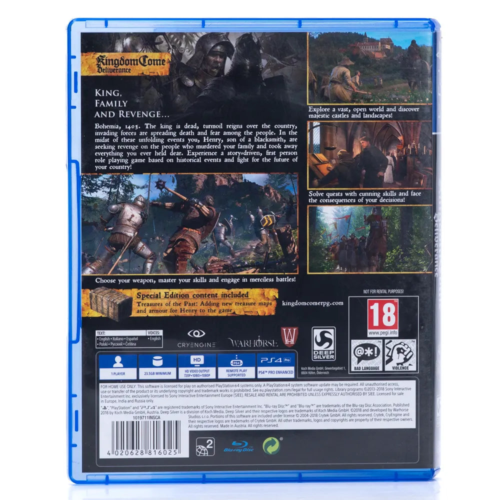 Kingdom Come: Deliverance - PS4 Spill