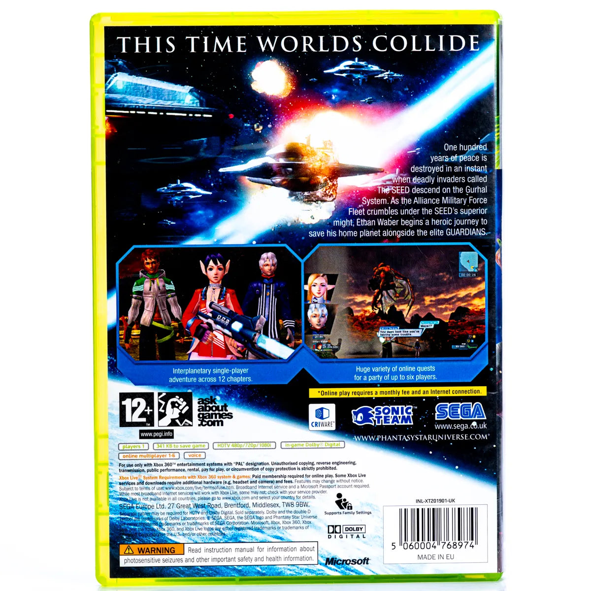 Phantasy Star Universe - Xbox 360 spill - Retrospillkongen
