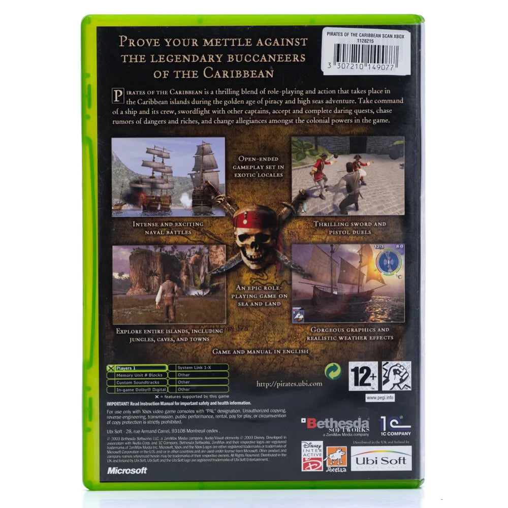 Pirates of the Caribbean - Xbox spill