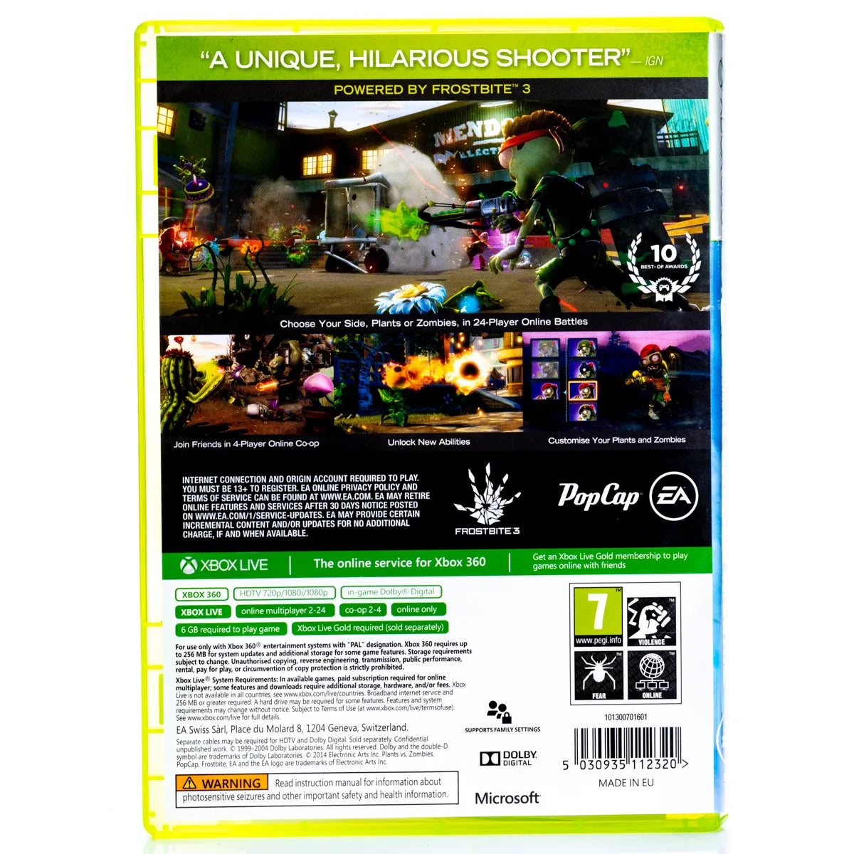 Plants vs Zombies: Garden Warfare - Xbox 360 spill - Retrospillkongen