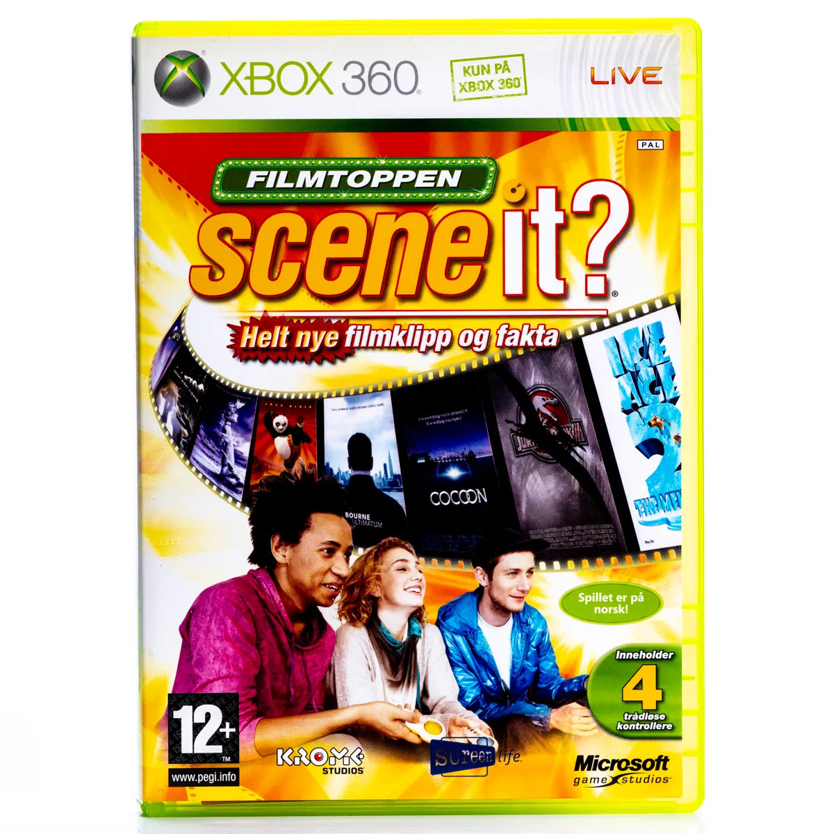 Scene It? Filmtoppen - Xbox 360 spill - Retrospillkongen