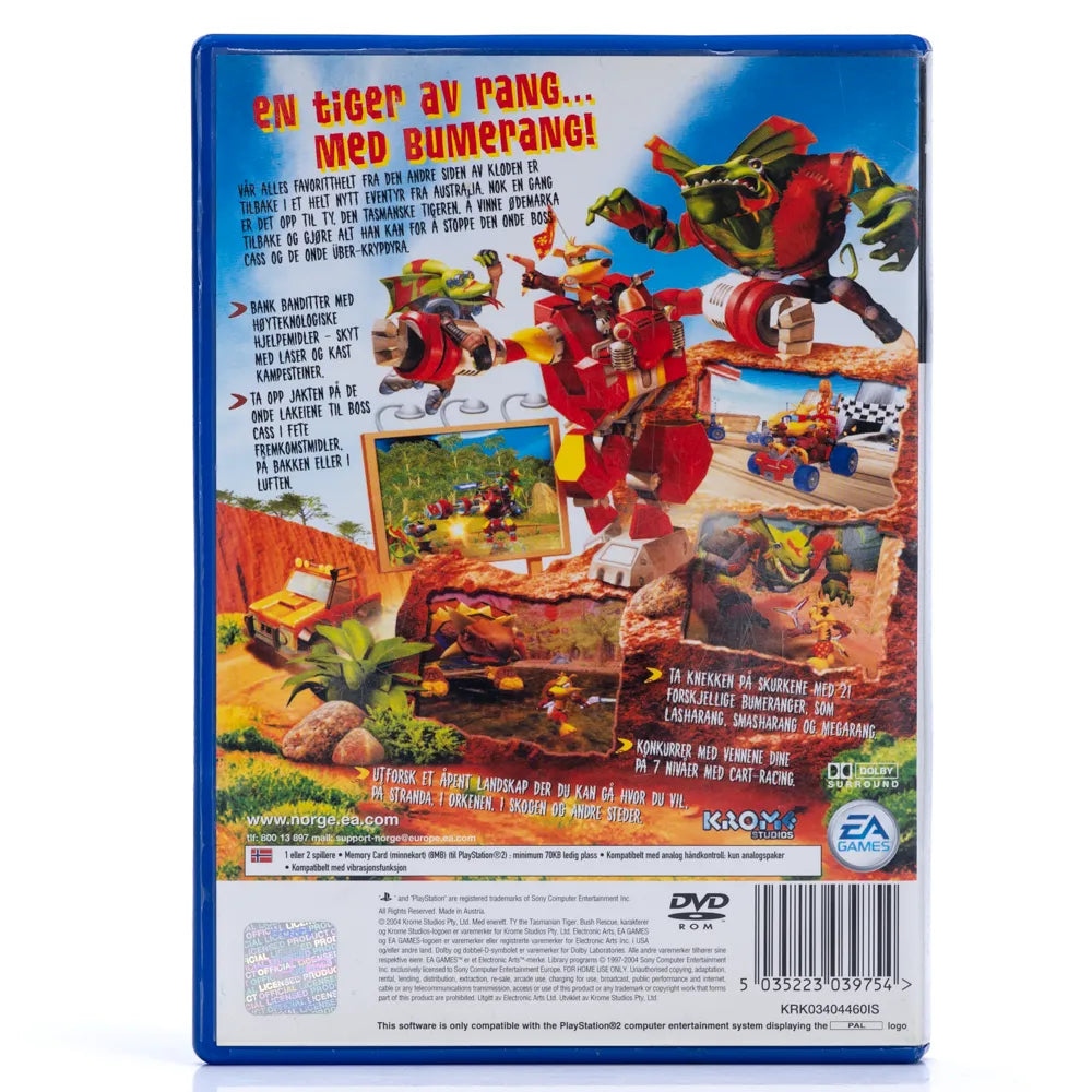 Ty 2 the Tasmanian Tiger Skogens Redning - PS2 spill - Retrospillkongen