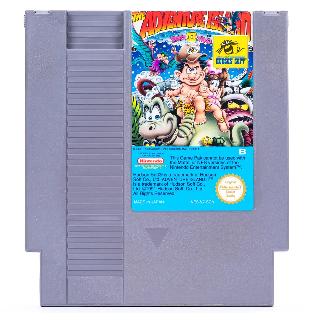 Adventure Island II - NES spill - Retrospillkongen