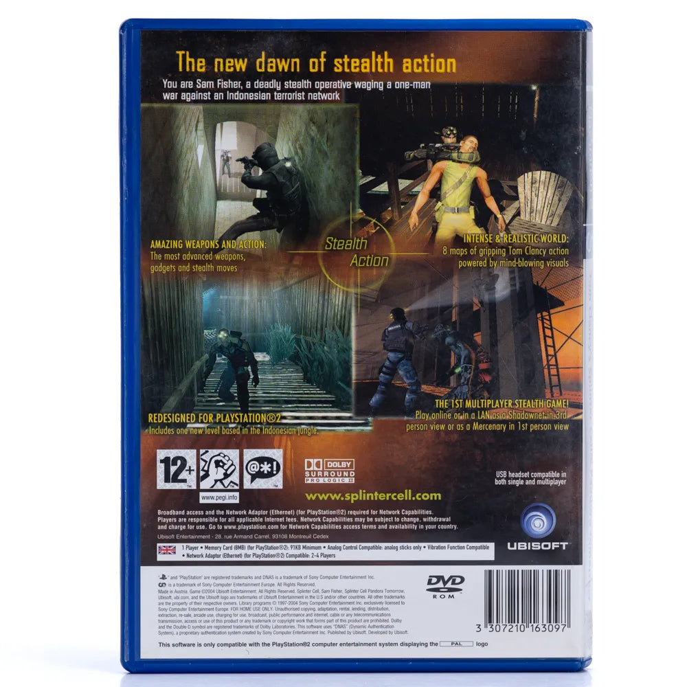 Tom Clancy's Splinter Cell: Pandora Tomorrow - PS2 spill