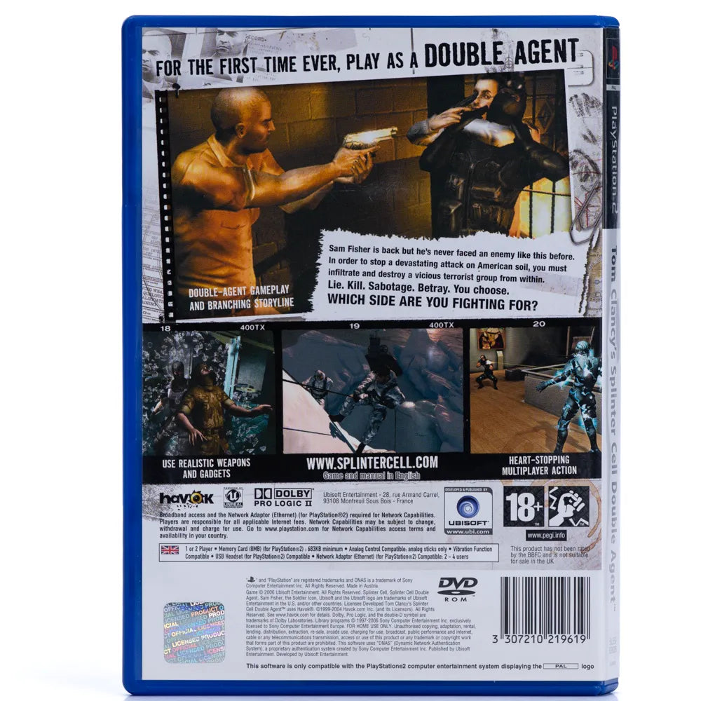 Tom Clancy's Splinter Cell: Double Agent - PS2 spill - Retrospillkongen